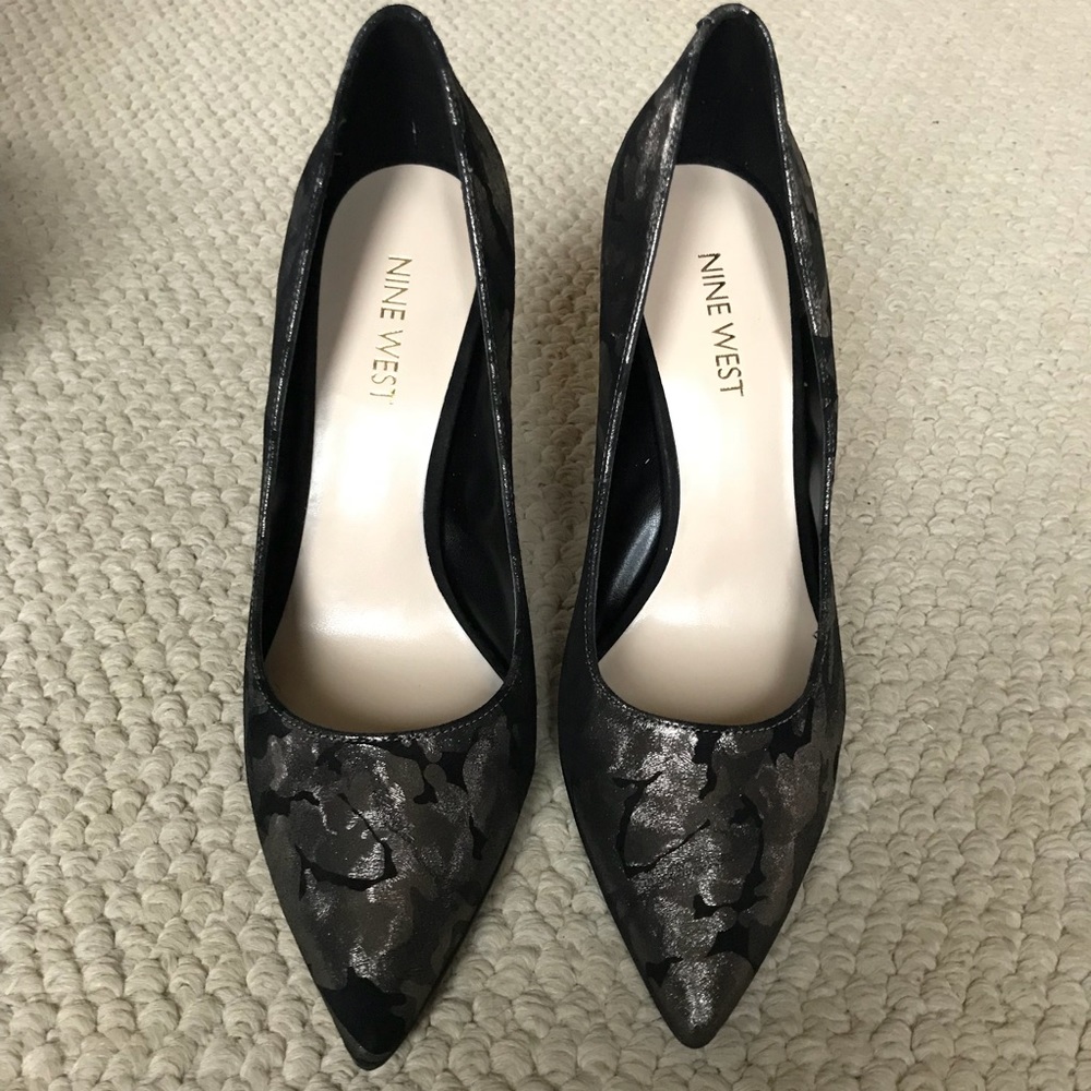 Brand New Nine West Metallic Camouflage Pumps!